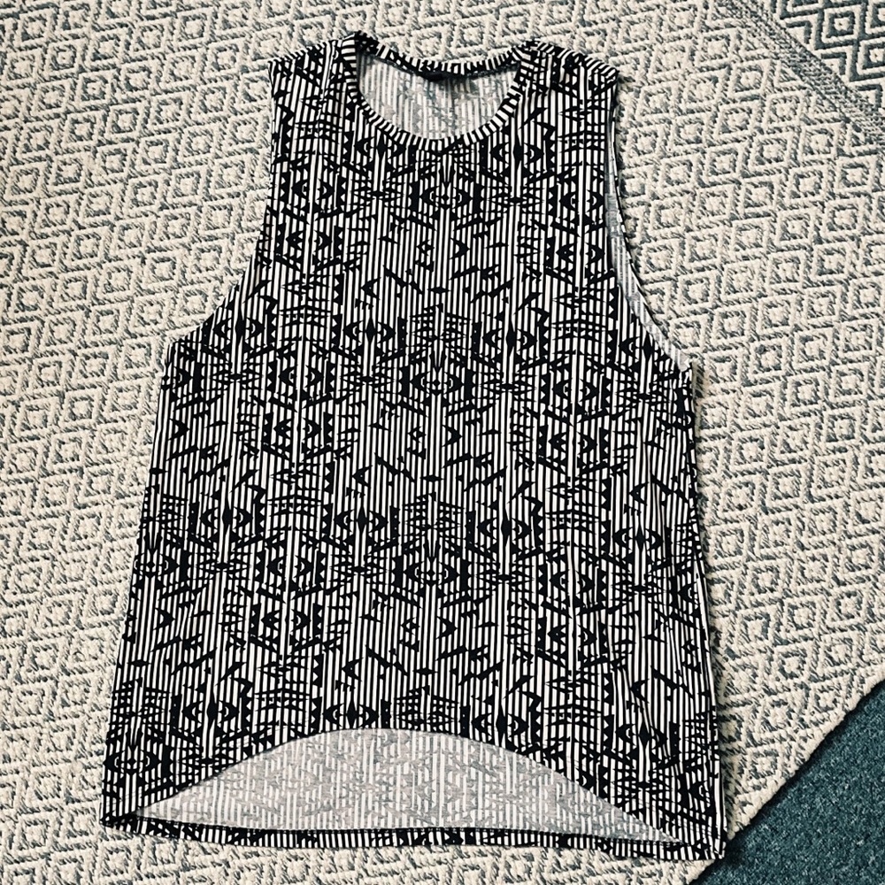 Topshop graphic muscle tee